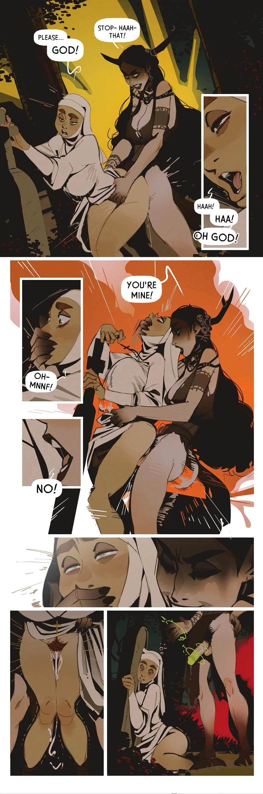 The Witch & the Nun porn comic picture 3