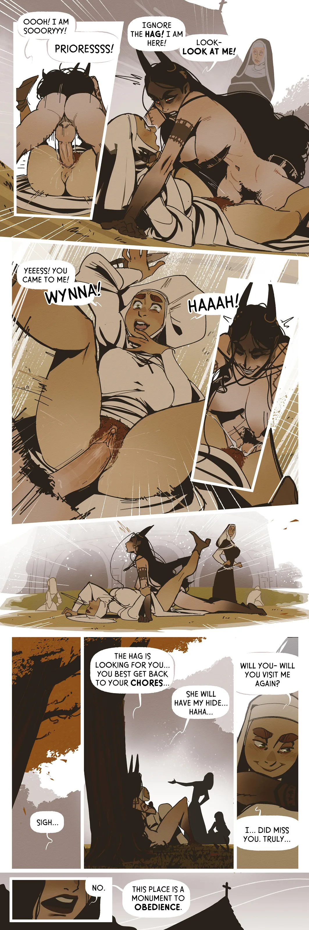 The Witch & the Nun porn comic picture 7