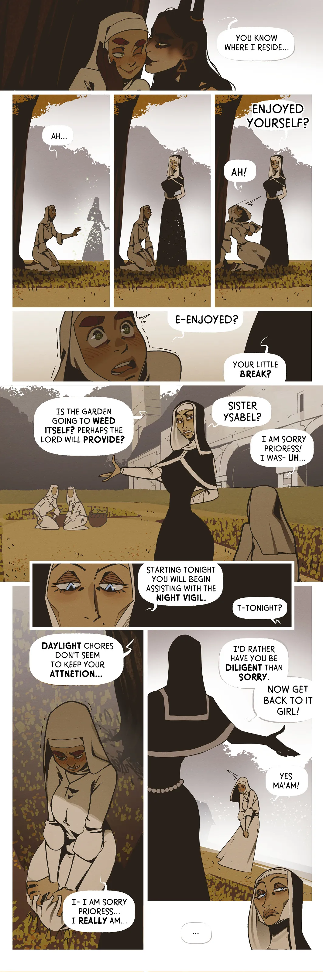 The Witch & the Nun porn comic picture 8