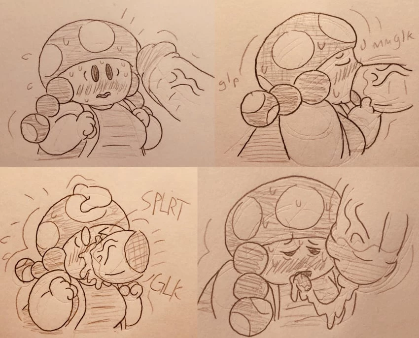 Thicc Toadette porn comic picture 2