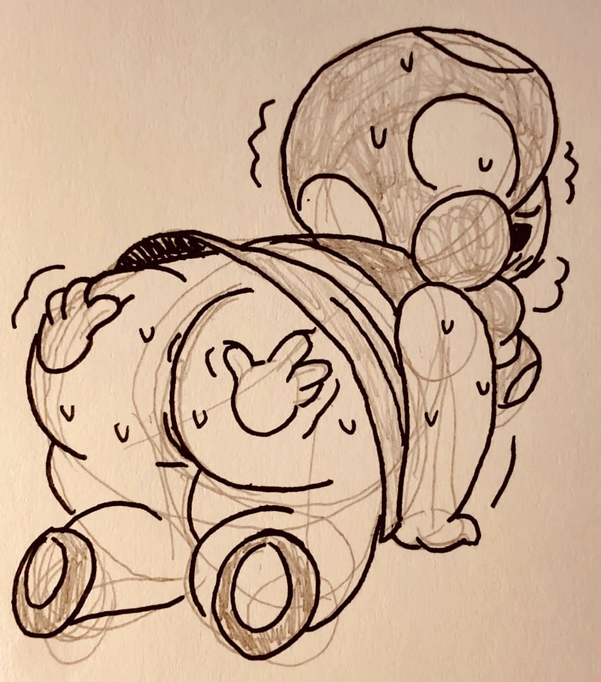 Thicc Toadette porn comic picture 4