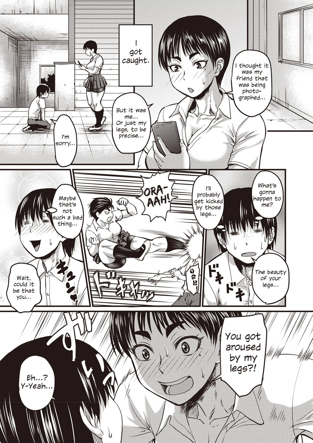 Thick and Strong Legs are Beautiful | Bikyaku to wa Futoku Takumashiku porn comic picture 3