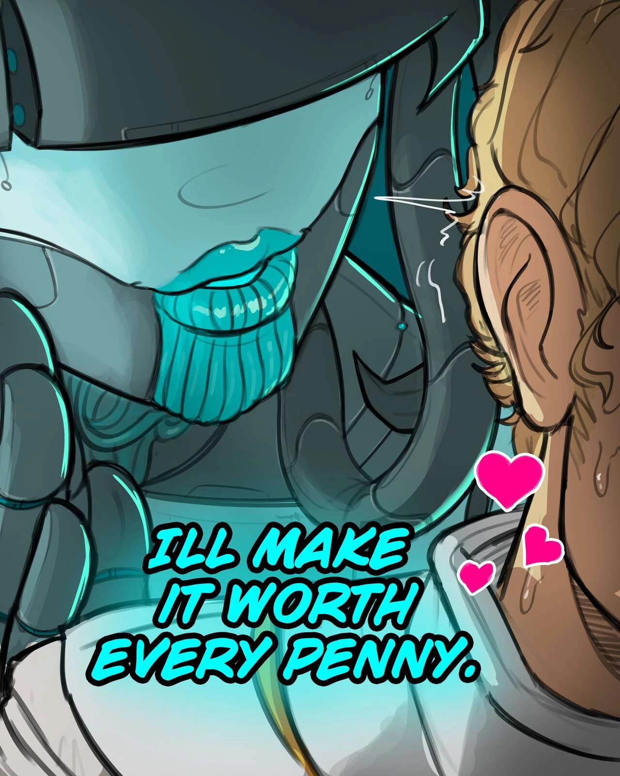 Time alone with the new robot, CV-02 porn comic picture 6