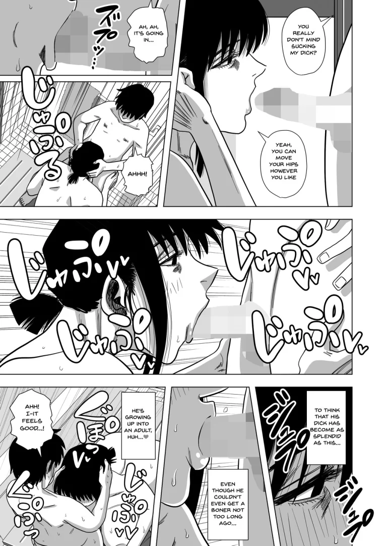 Together In The Bath With Mom... | Ofuro de Okaa-san to... porn comic picture 10