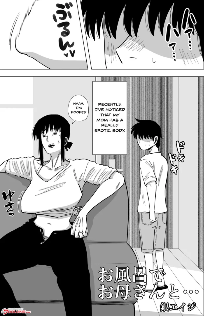 Together In The Bath With Mom... | Ofuro de Okaa-san to... porn comic picture 2