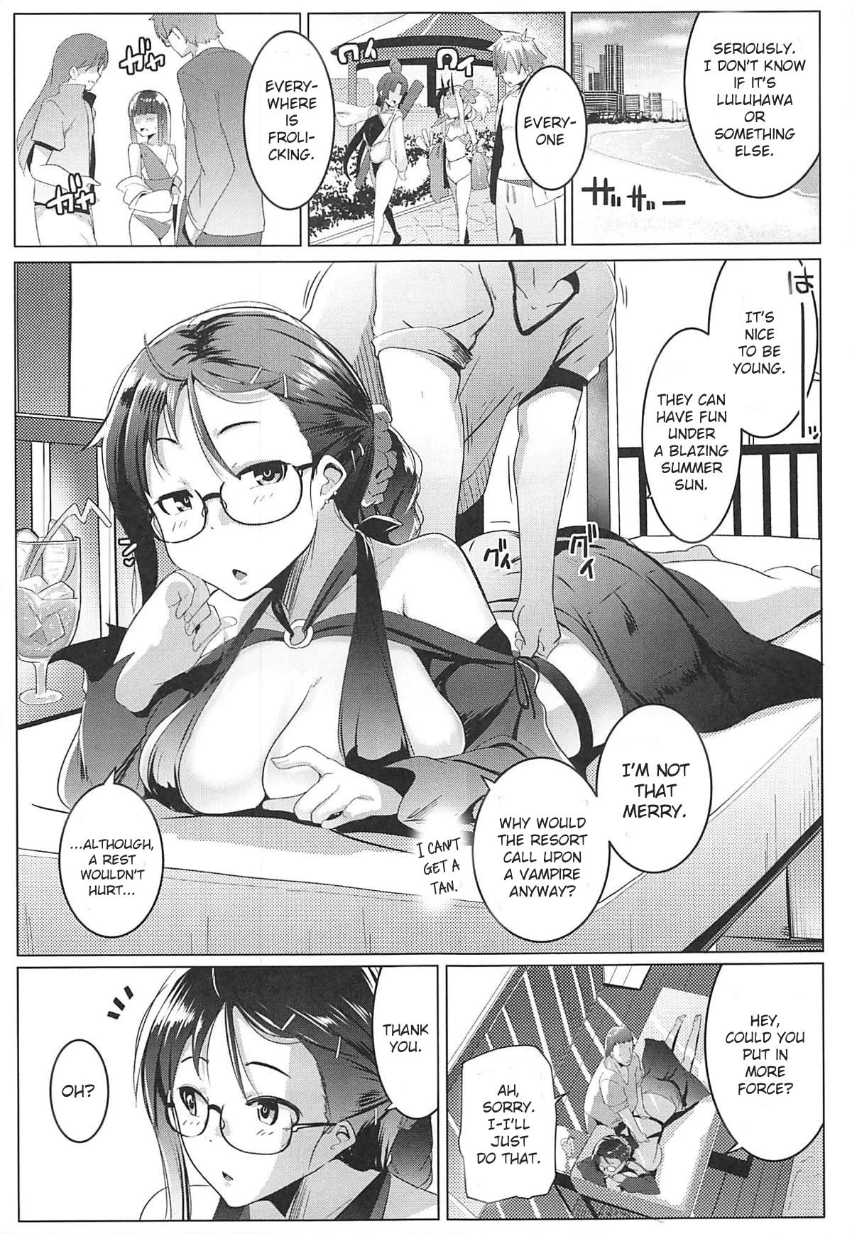 Tokonatsu to Megane to Rankou Osesse porn comic picture 2