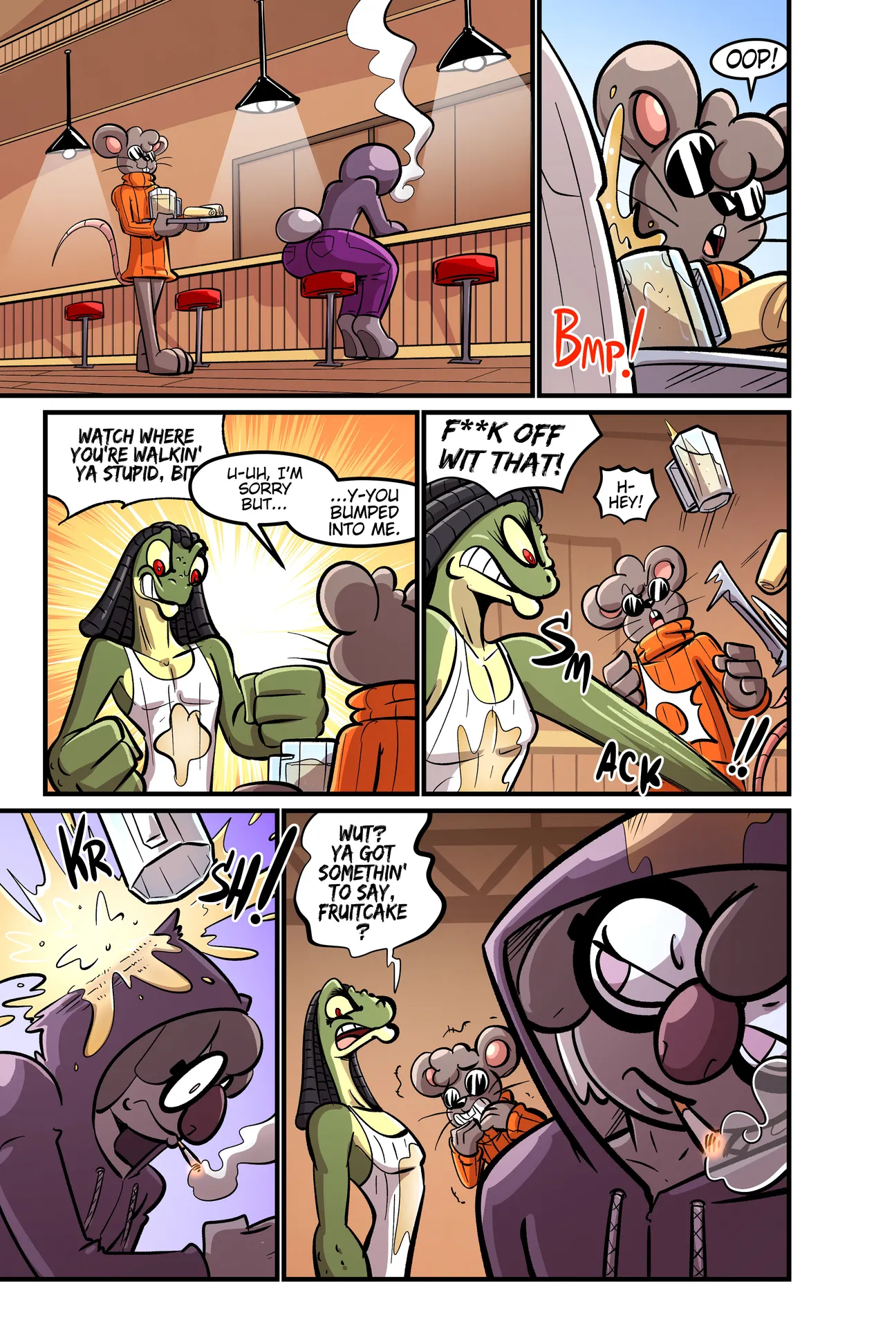 Tom & Canda porn comic picture 1