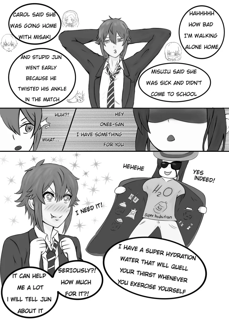 Tomo-chan is... gonna pop my cherry porn comic picture 2