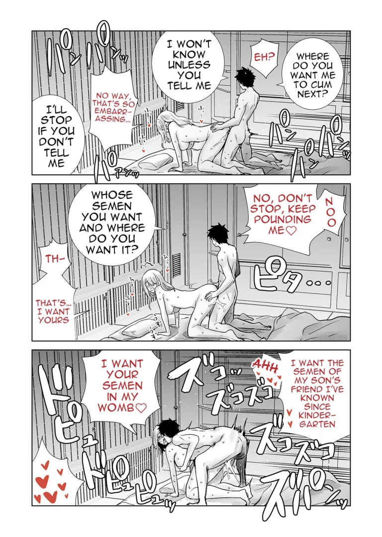 Tomodachi no Mama ga Boku no Dekachin de Ikimakutta Onsen Ryokou | The Hotspring Trip Where My Friend's Mother was All Over My Big Dick porn comic picture 26