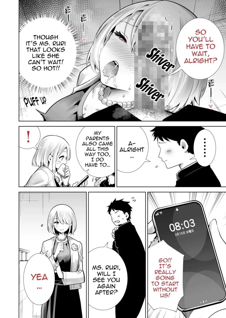 Tomodachi no Mama ga Boku no Dekachin de Ikimakutta Sotsugyoushiki porn comic picture 10