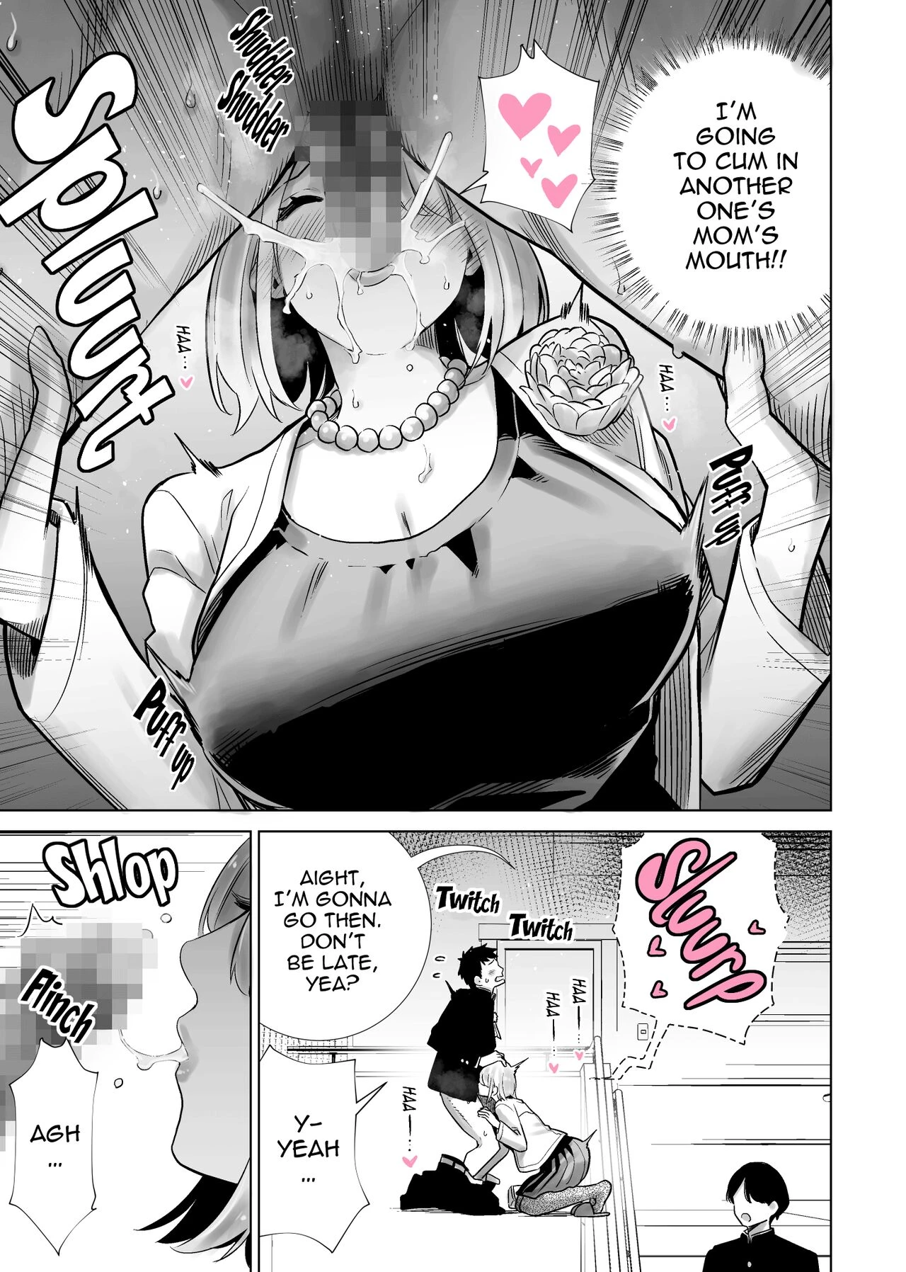 Tomodachi no Mama ga Boku no Dekachin de Ikimakutta Sotsugyoushiki porn comic picture 7