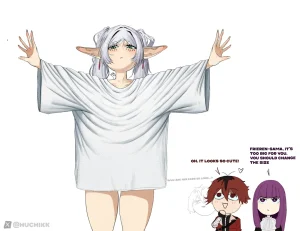 Too big a size for Frieren!! porn comic picture 1