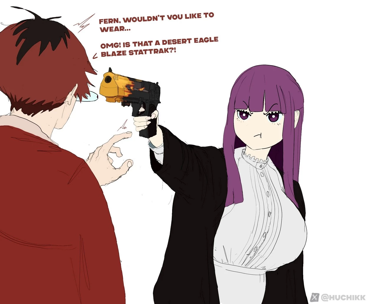 Too big a size for Frieren!! porn comic picture 3