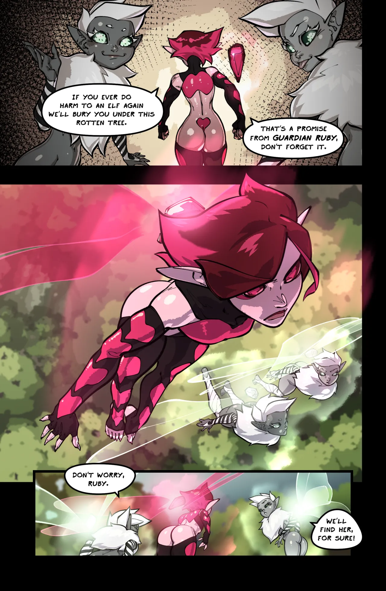 TOPAZ : Elves in Peril porn comic picture 23