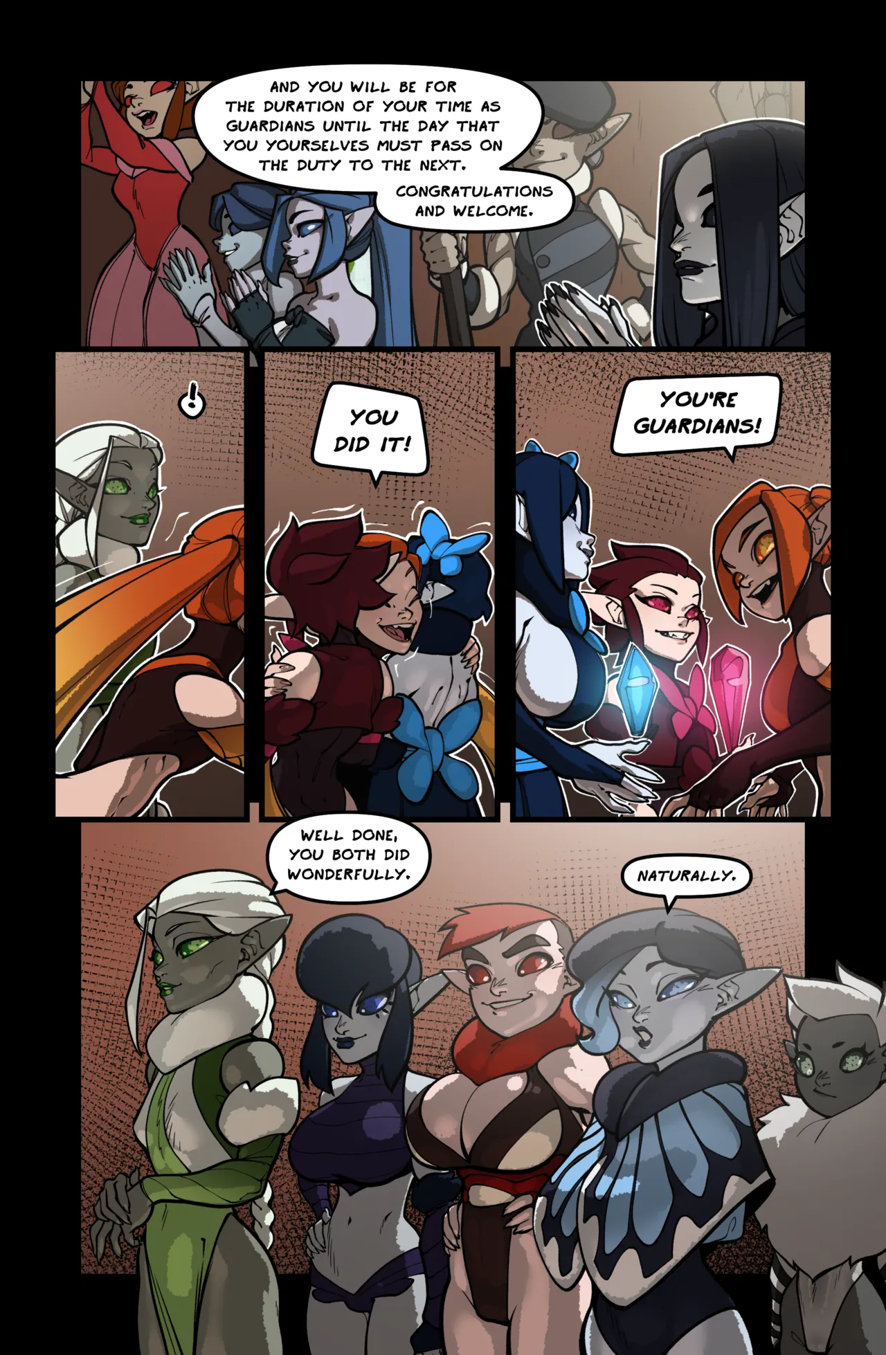 TOPAZ : Elves in Peril porn comic picture 9