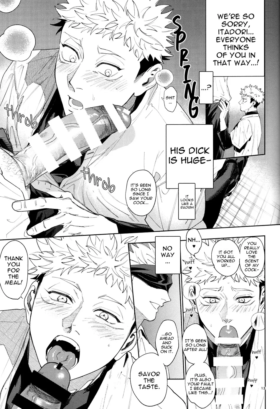 Totsujo Nyuubu Shitekita Danshi ga Erosugite Nanmo okoranai hazu ga naku porn comic picture 12