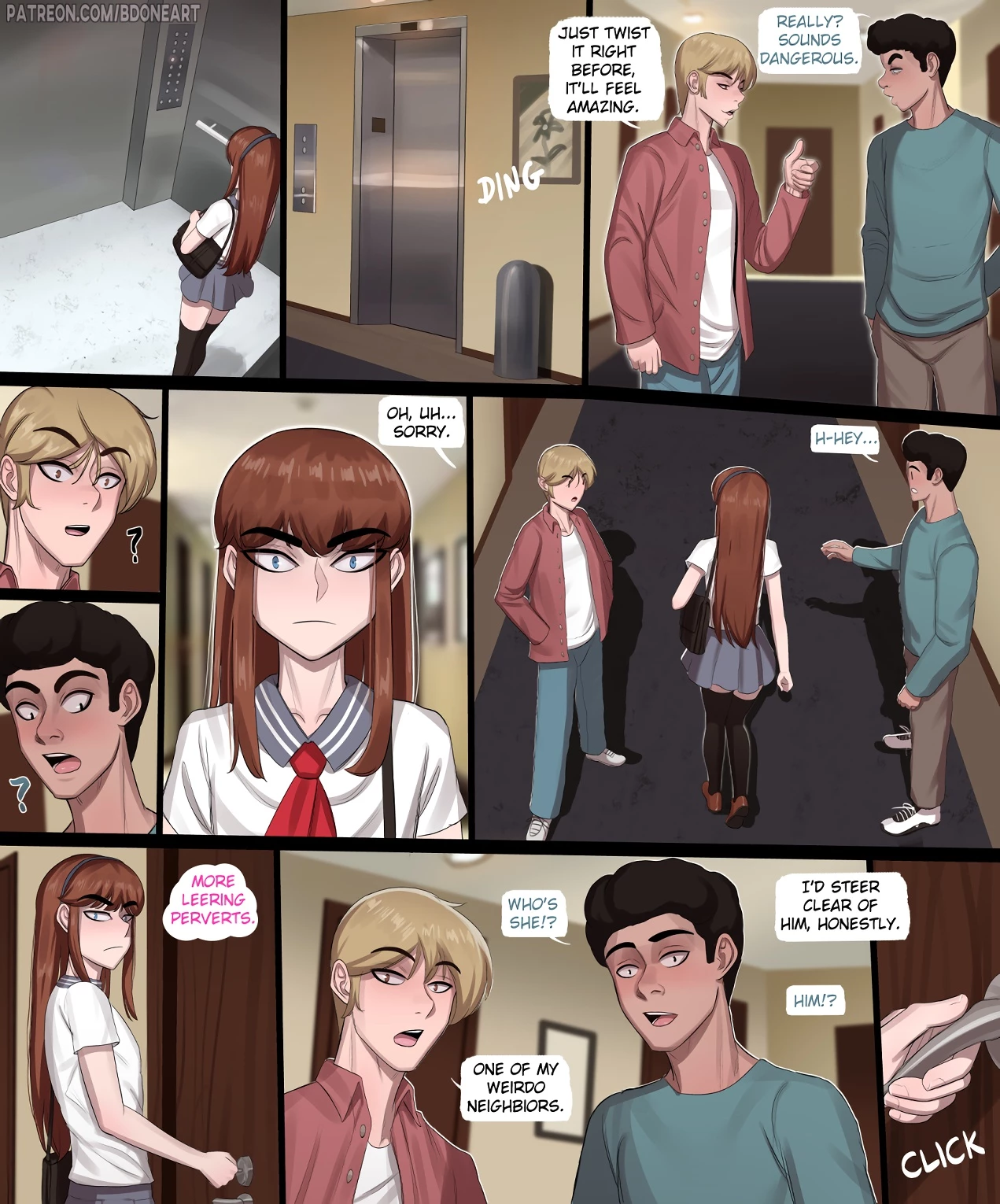 Touched porn comic picture 1