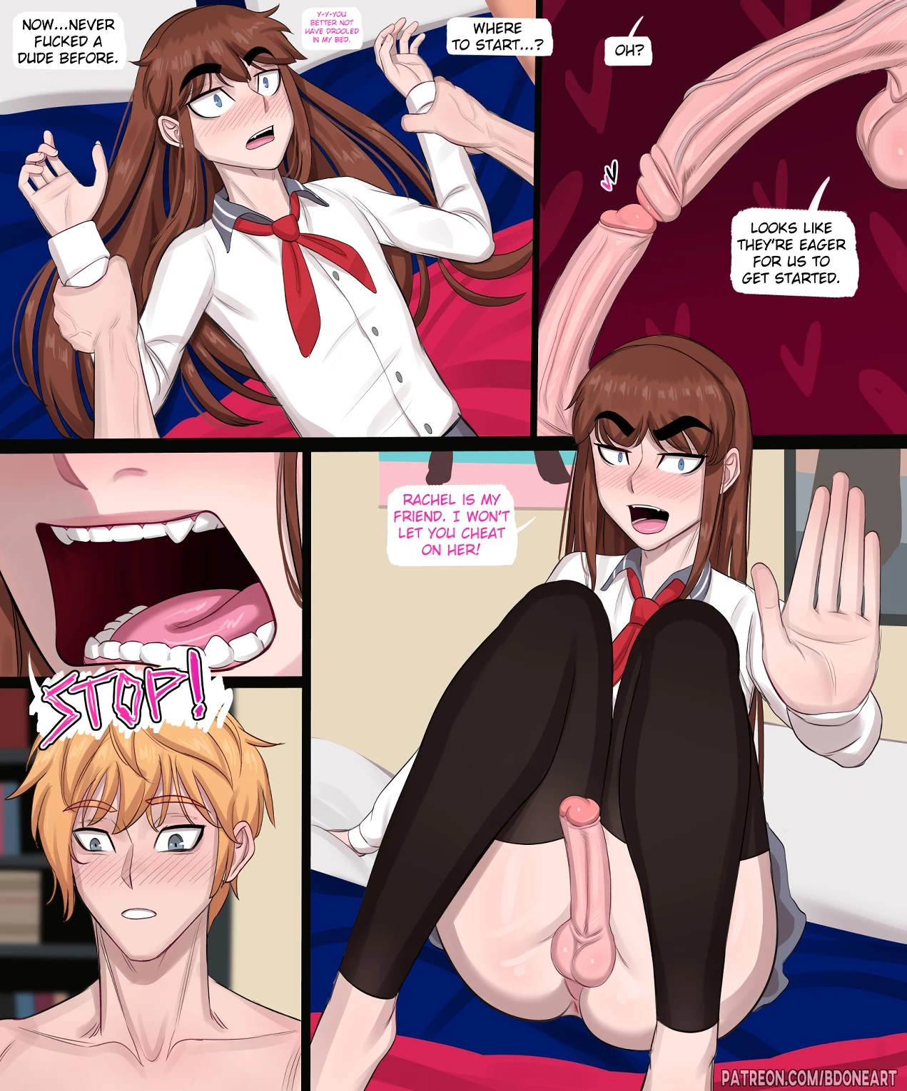 Touched porn comic picture 10