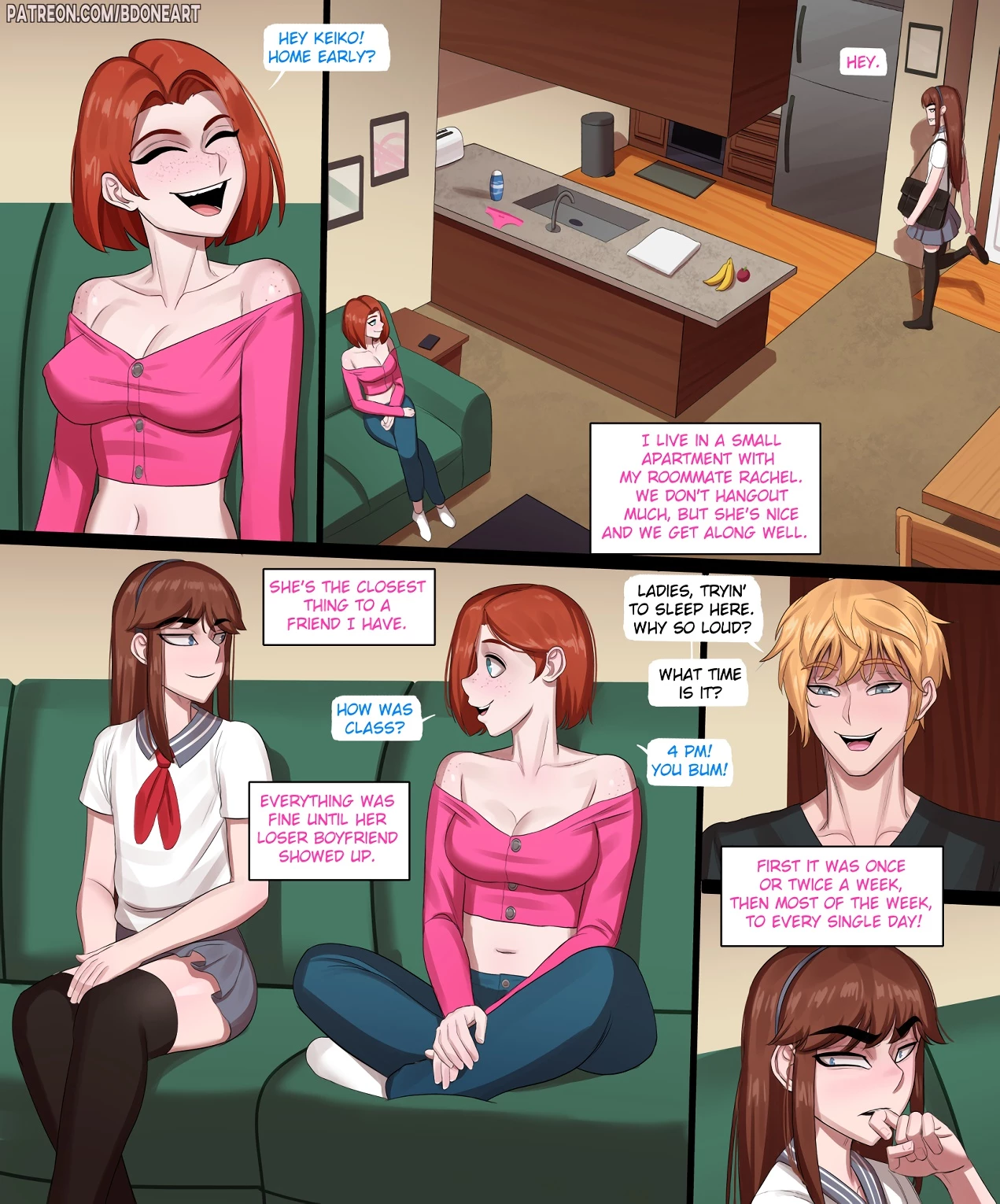 Touched porn comic picture 2