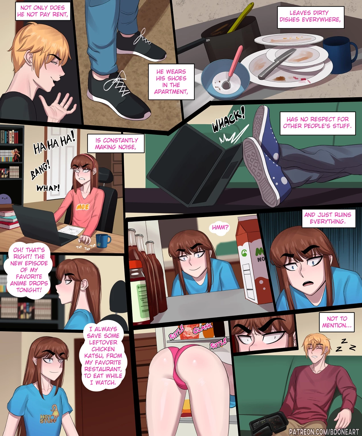 Touched porn comic picture 3