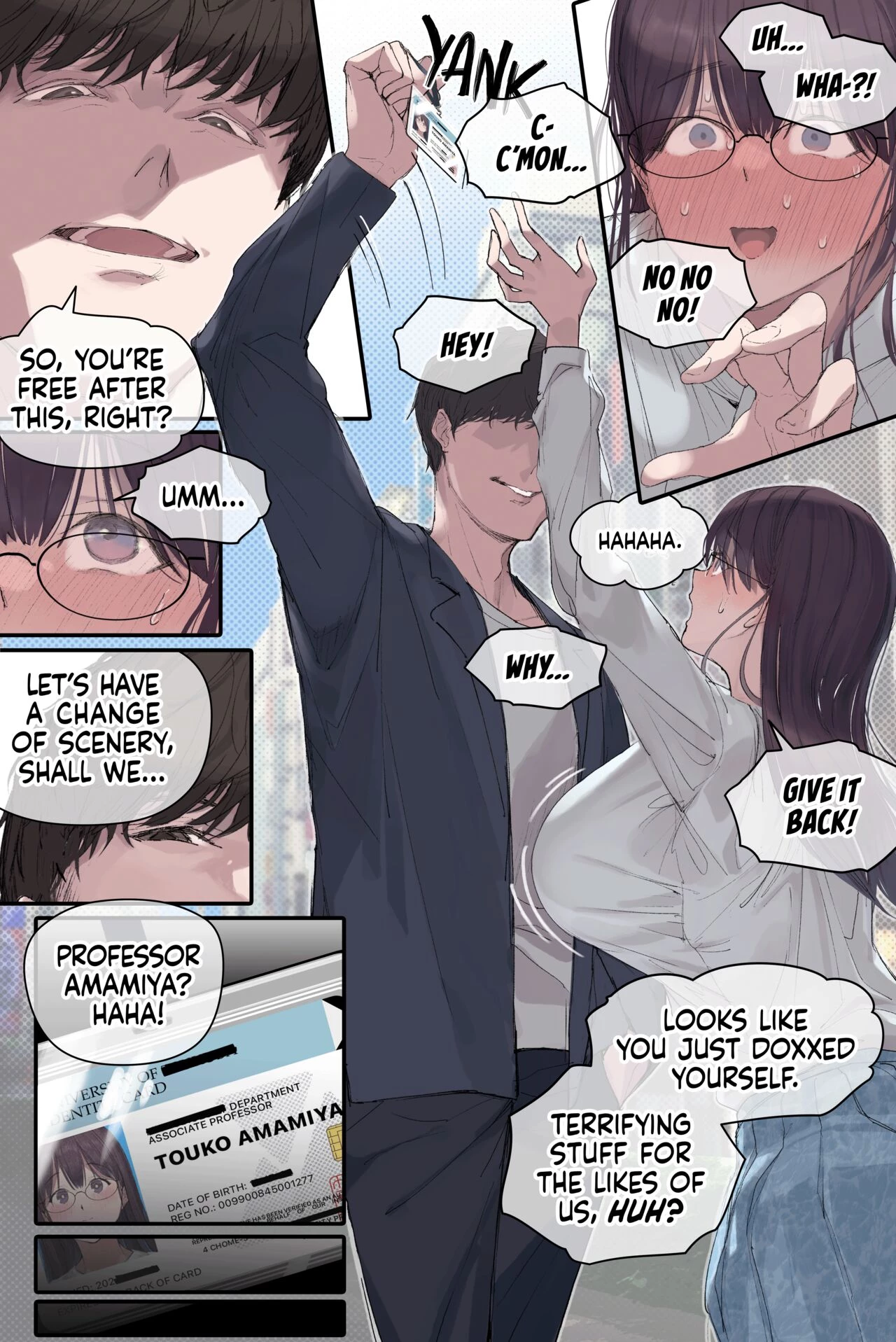 Touko Amamiya: Wife, Scholar, Professor in HEAT | Intelli Hitozuma Amamiya Touko Sensei no Hatsujou porn comic picture 22