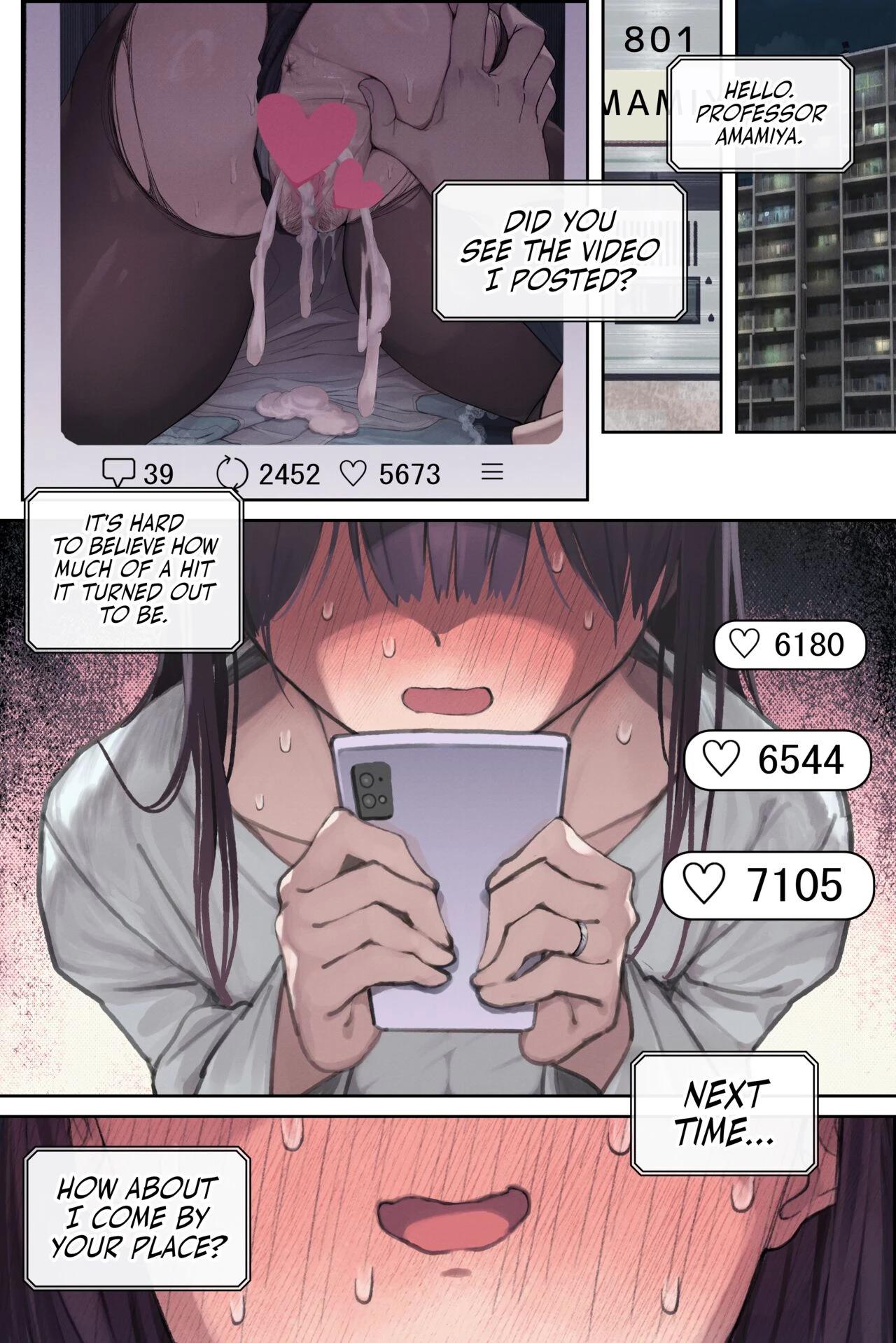 Touko Amamiya: Wife, Scholar, Professor in HEAT | Intelli Hitozuma Amamiya Touko Sensei no Hatsujou porn comic picture 56
