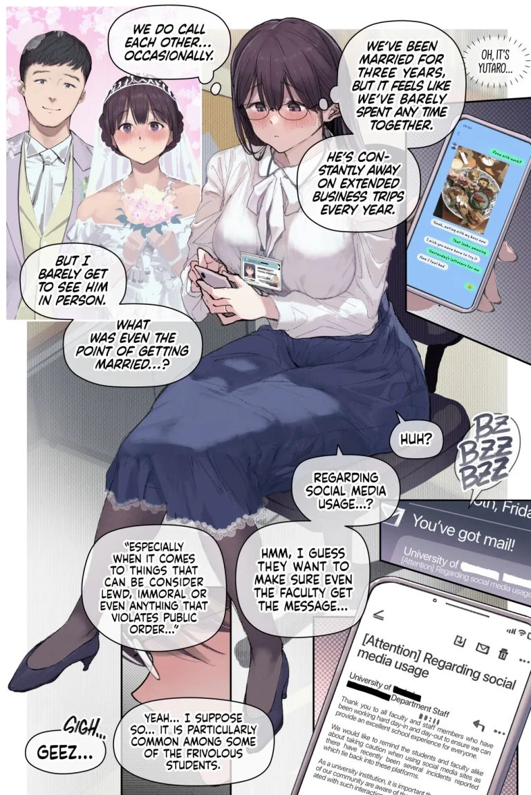 Touko Amamiya: Wife, Scholar, Professor in HEAT | Intelli Hitozuma Amamiya Touko Sensei no Hatsujou porn comic picture 6