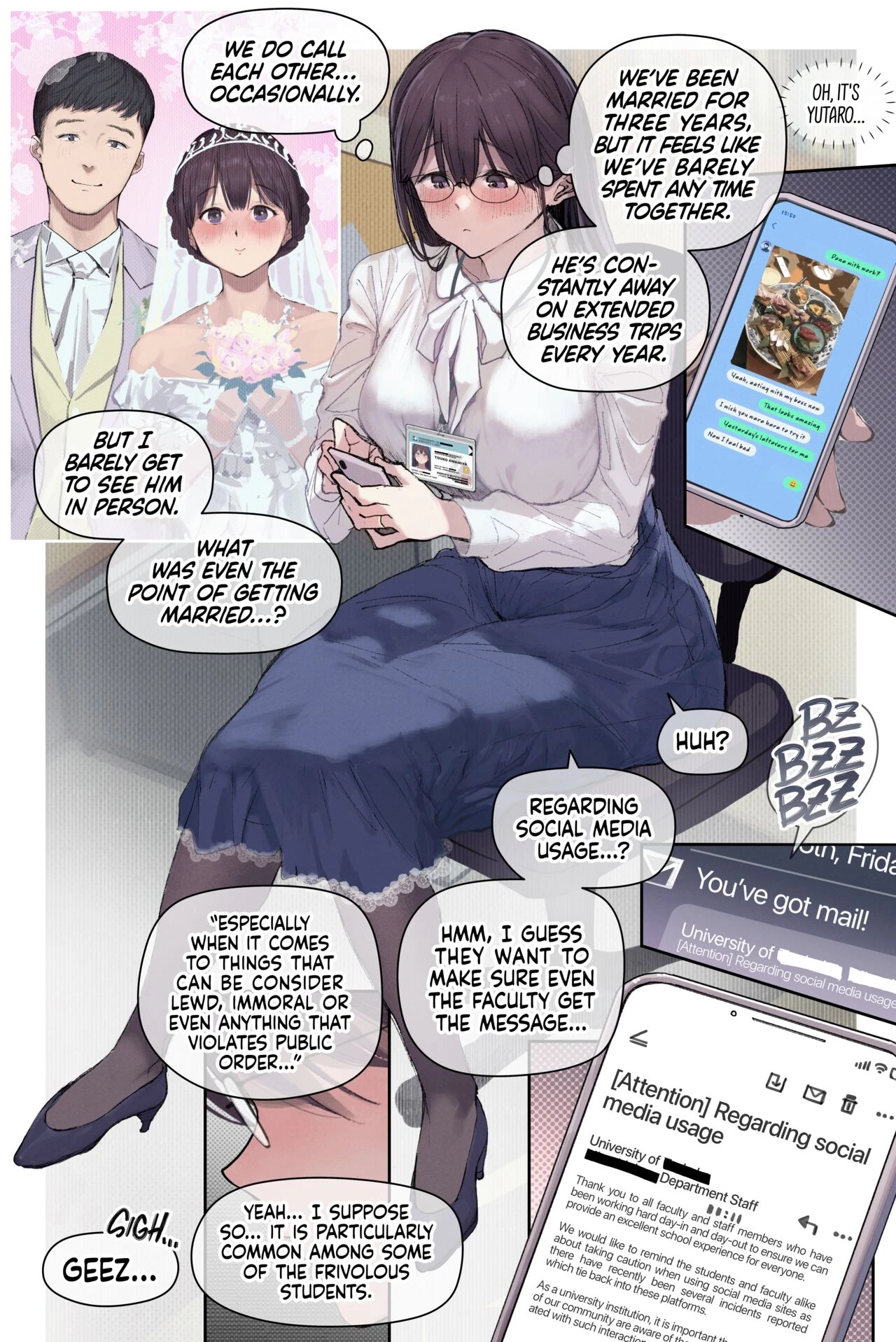 Touko Amamiya: Wife, Scholar, Professor in HEAT | Intelli Hitozuma Amamiya Touko Sensei no Hatsujou porn comic picture 6