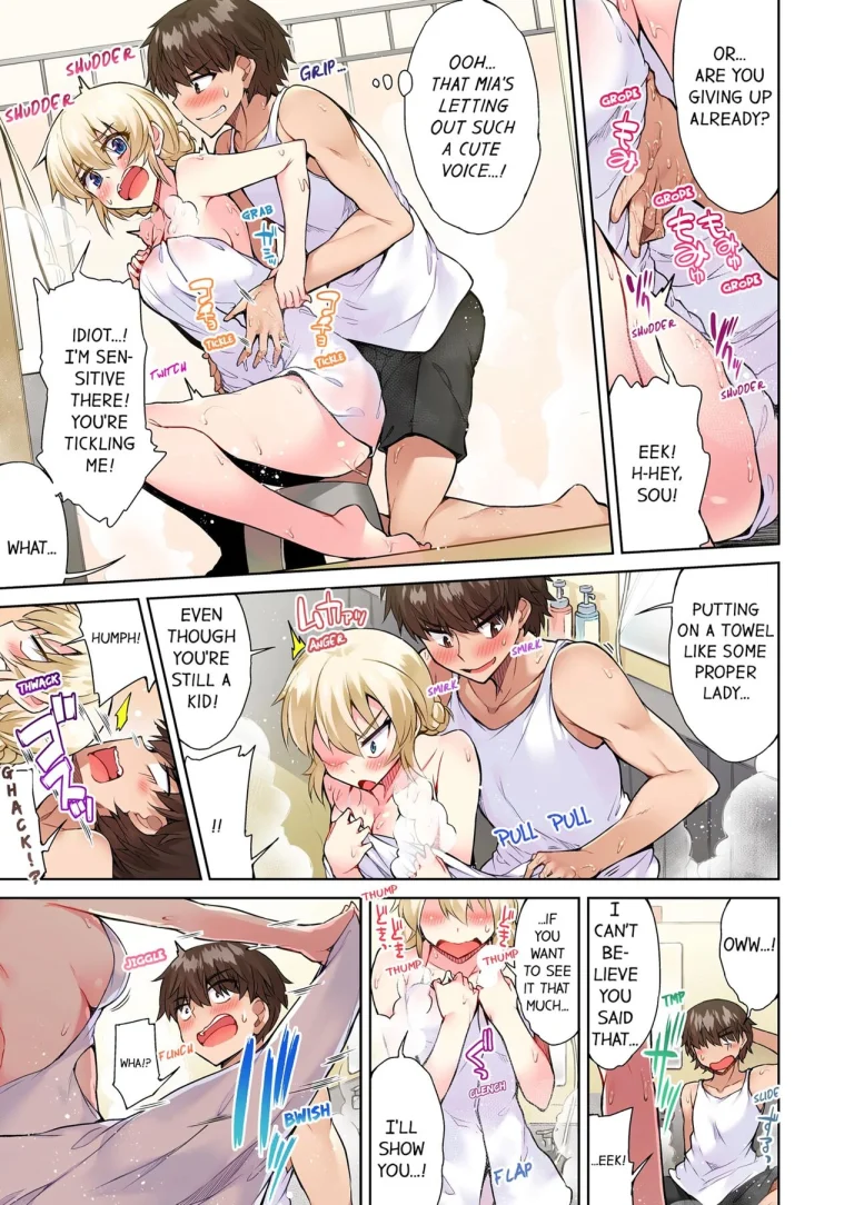 Traditional Job of Washing Girl's Body 13 | Asoko Araiya no Oshigoto ~Kataomoichuu no Aitsu to Onnayu de~ porn comic picture 15