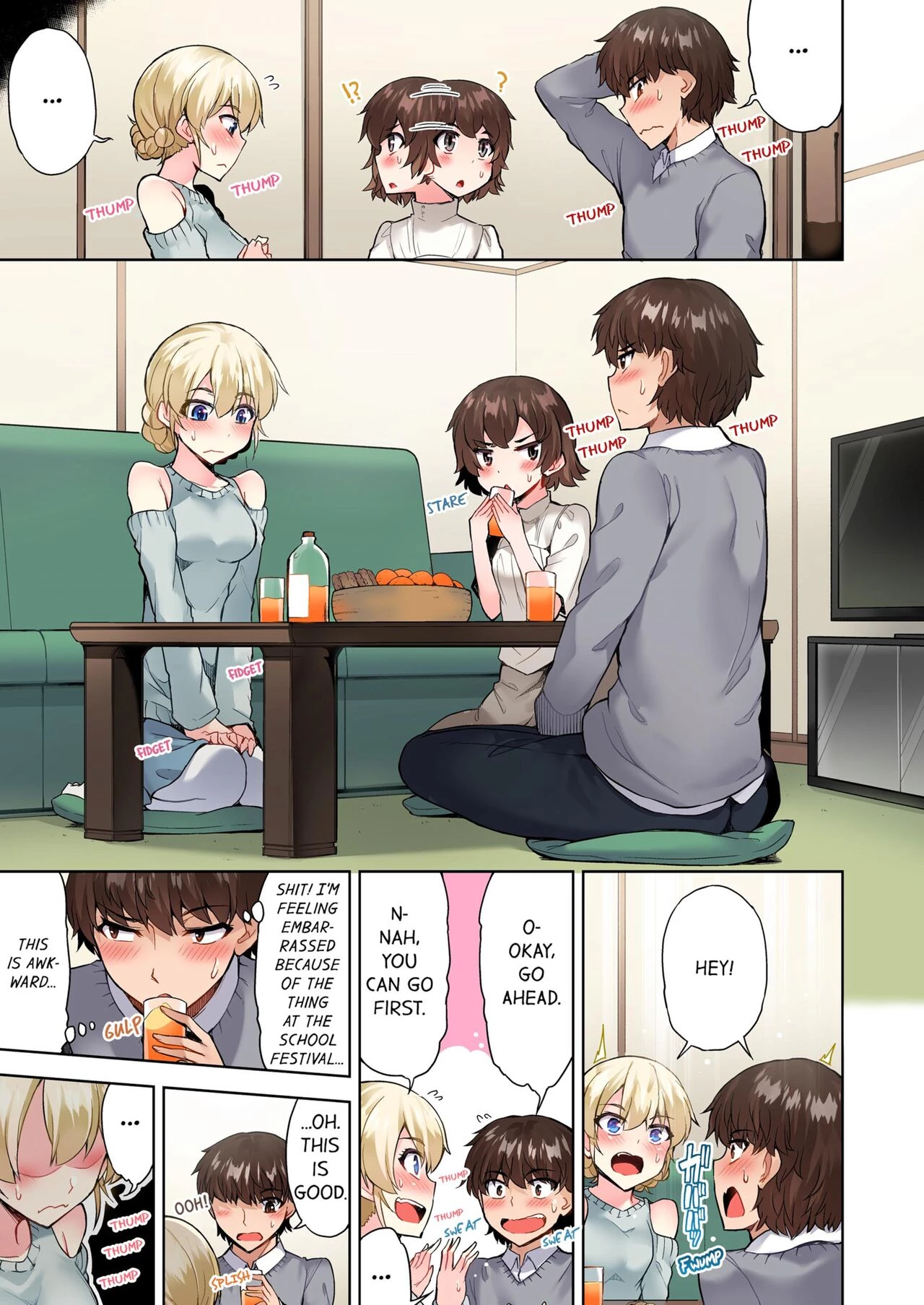 Traditional Job of Washing Girl's Body 14 | Asoko Araiya no Oshigoto ~Kataomoichuu no Aitsu to Onnayu de~ porn comic picture 51
