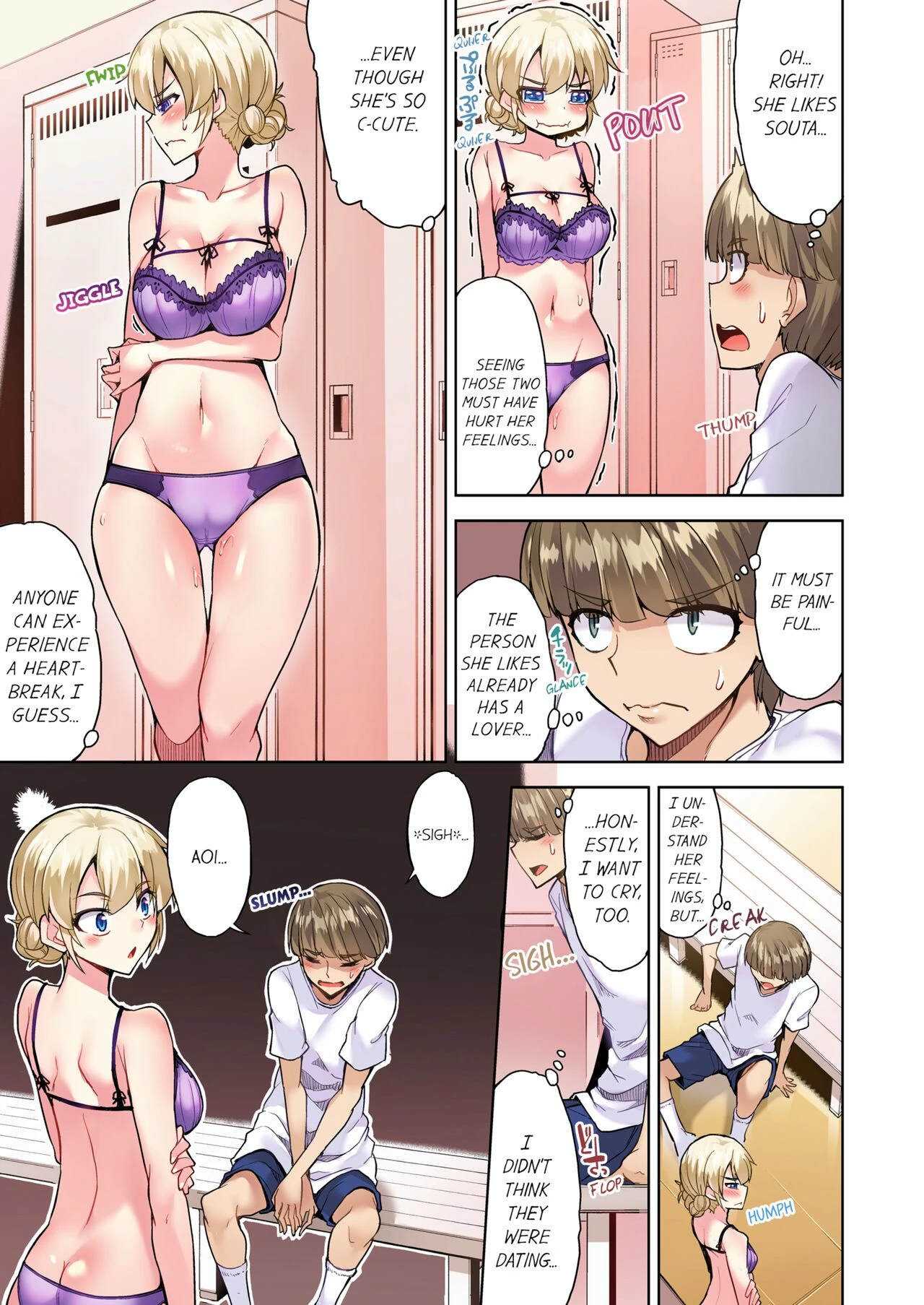 Traditional Job of Washing Girl's Body 15 | Asoko Araiya no Oshigoto ~Kataomoichuu no Aitsu to Onnayu de~ porn comic picture 29