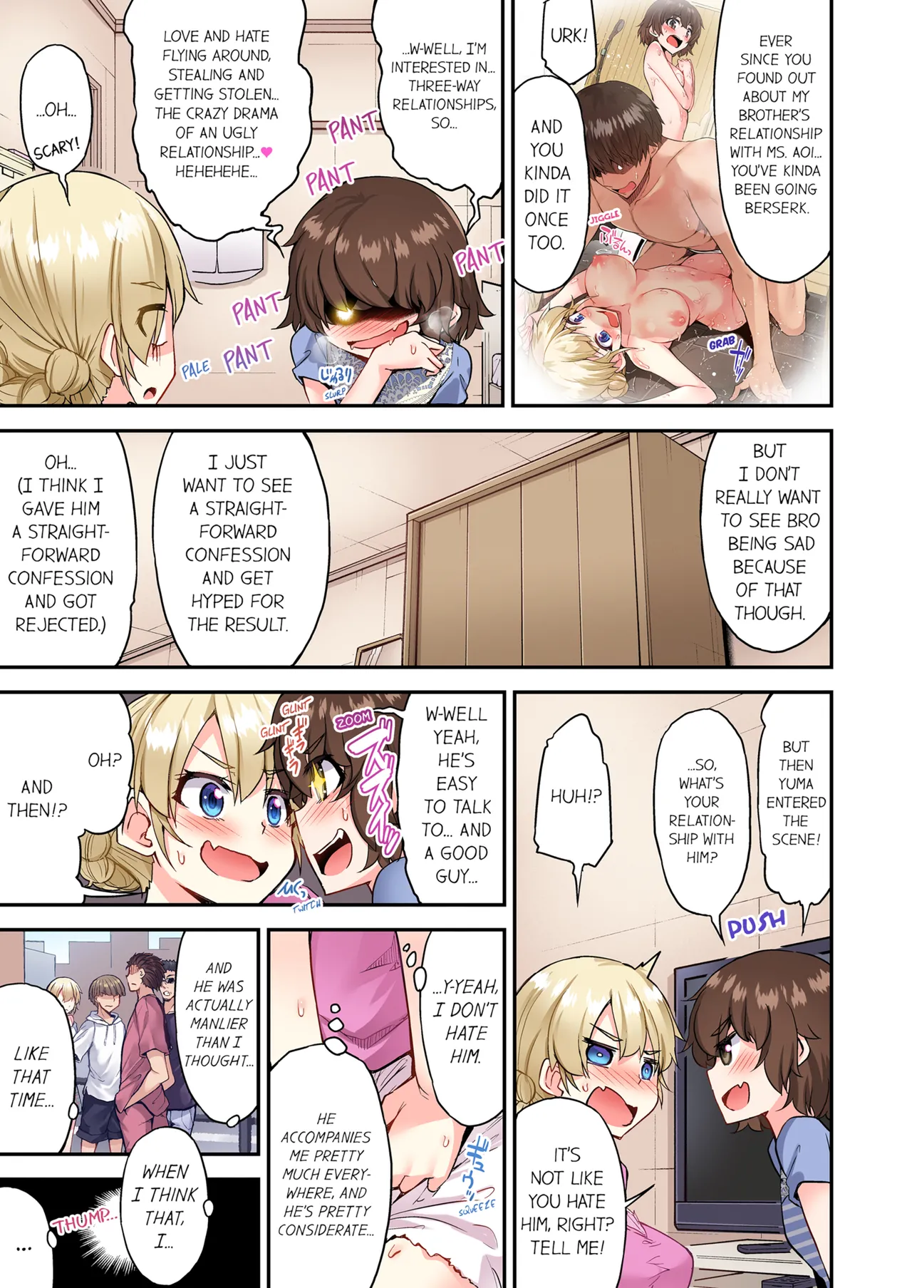 Traditional Job of Washing Girl's Body Volume 18| Asoko Araiya no Oshigoto ~Kataomoichuu no Aitsu to Onnayu de~ porn comic picture 85