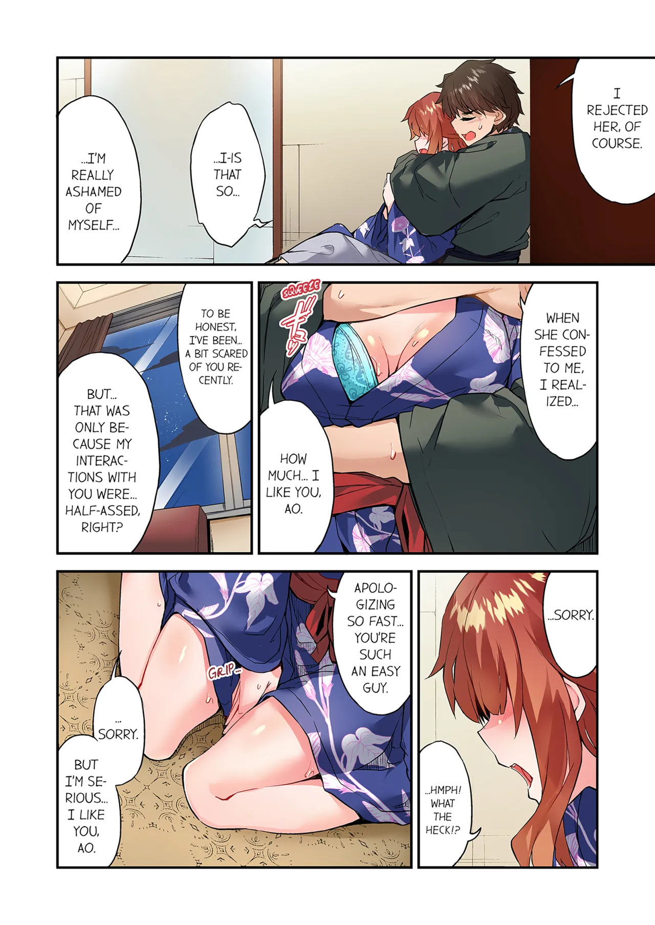 Traditional Job of Washing Girl's Body Volume 20| Asoko Araiya no Oshigoto ~Kataomoichuu no Aitsu to Onnayu de~ porn comic picture 4