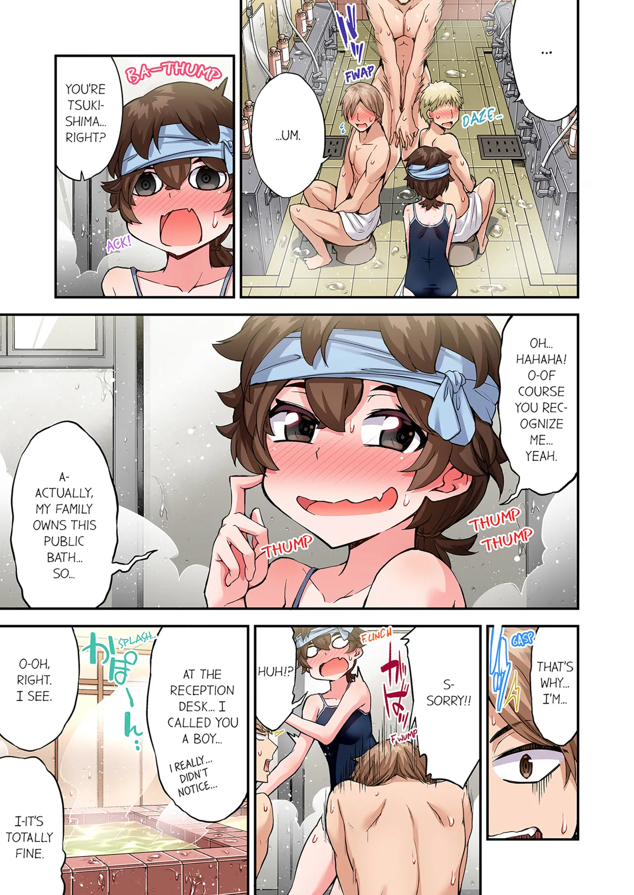 Traditional Job of Washing Girl's Body Volume 21 | Asoko Araiya no Oshigoto ~Kataomoichuu no Aitsu to Onnayu de~ porn comic picture 41
