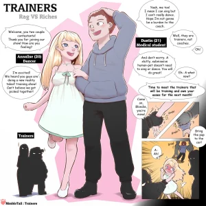 Trainers: Rag VS Riches porn comic picture 1