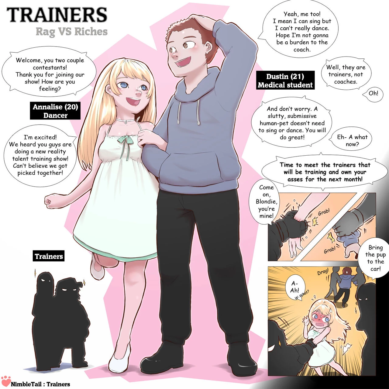 Trainers: Rag VS Riches porn comic picture 1