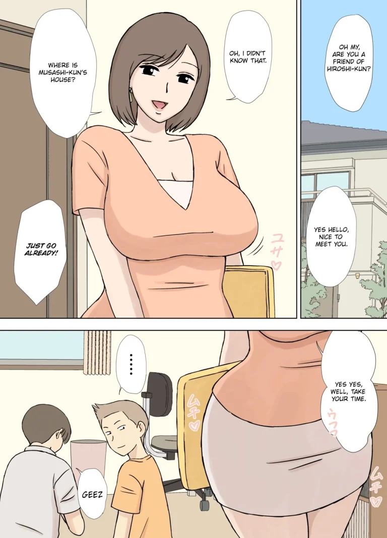 Trapped Mother: Naughty Son Playing With His Mom | Numa Haha Wanpaku Musuko no Mama Ijiri porn comic picture 47