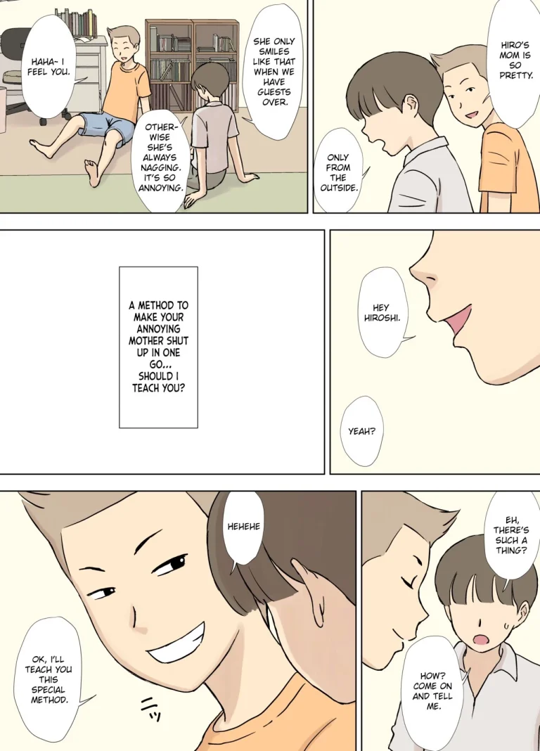 Trapped Mother: Naughty Son Playing With His Mom | Numa Haha Wanpaku Musuko no Mama Ijiri porn comic picture 48