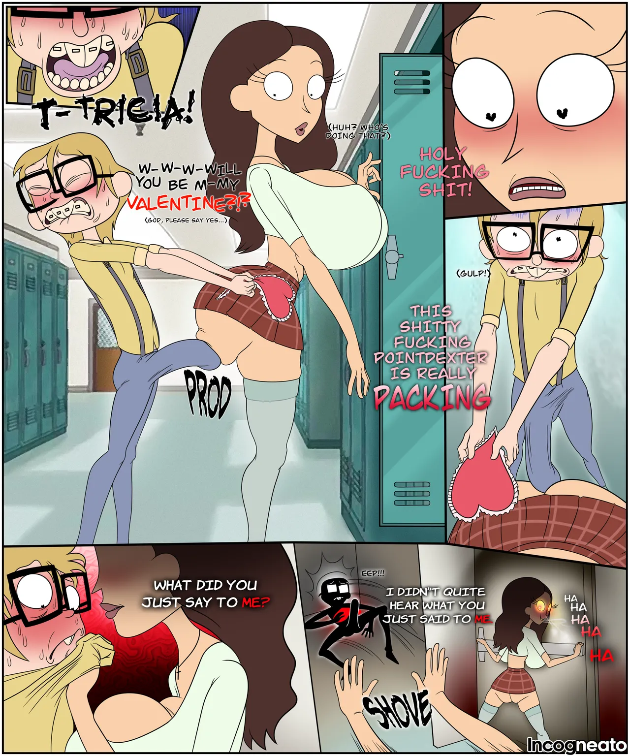 Tricia's Valentine porn comic picture 1