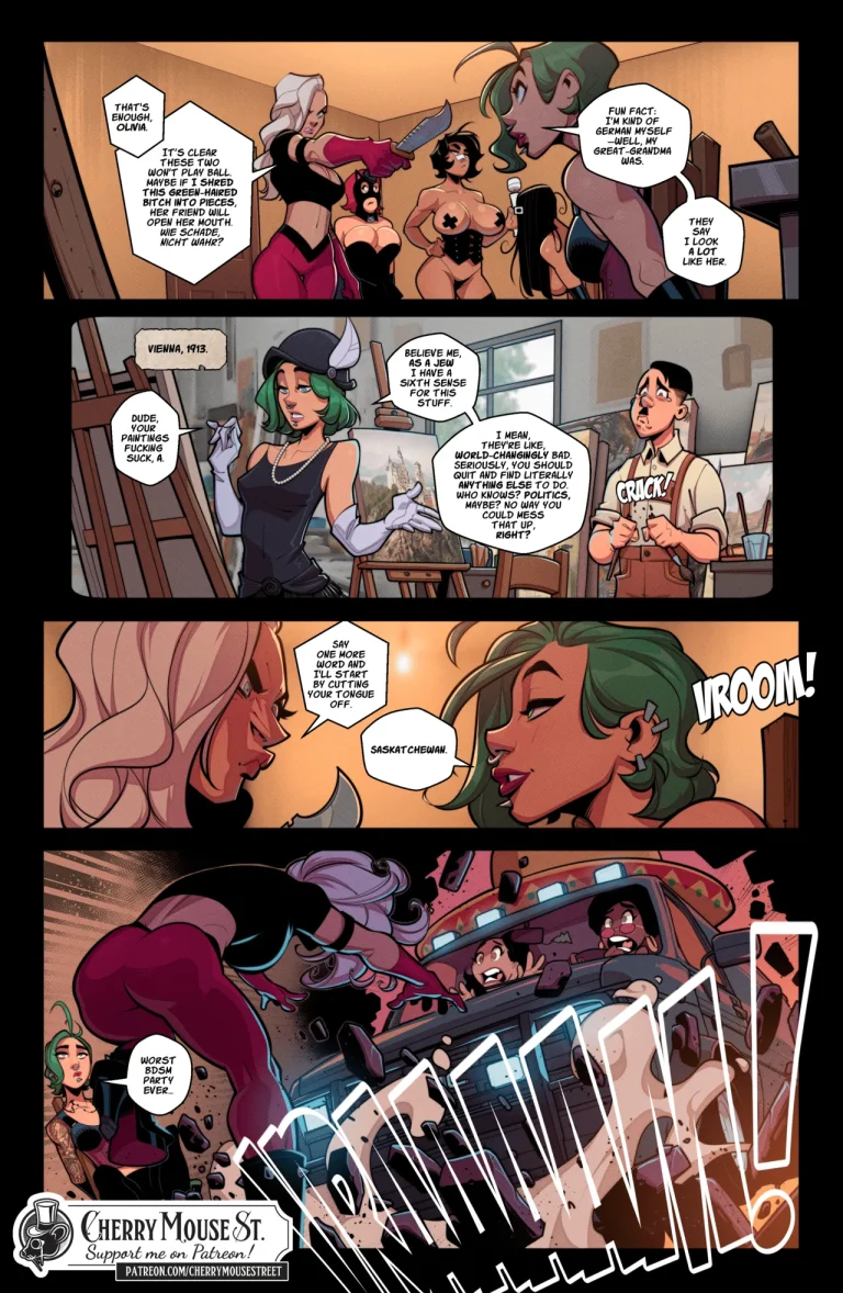 Trish & Amber: The Mexican Job porn comic picture 39