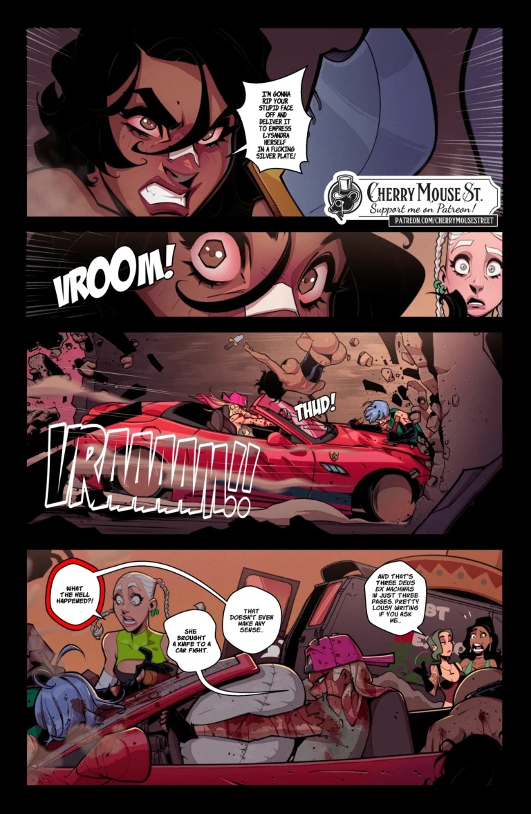 Trish & Amber: The Mexican Job porn comic picture 41