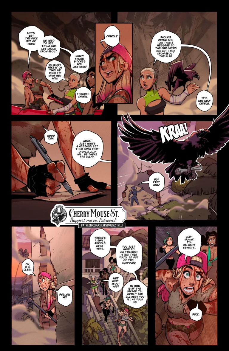 Trish & Amber: The Mexican Job porn comic picture 42