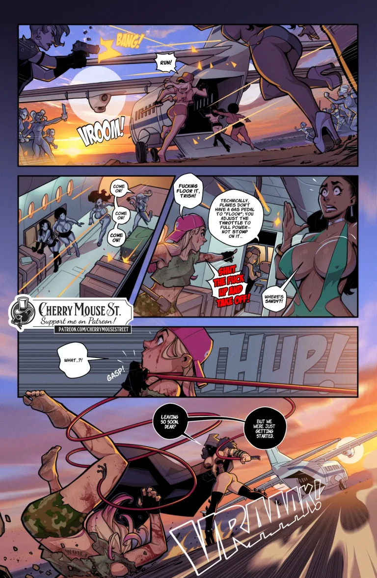 Trish & Amber: The Mexican Job porn comic picture 48