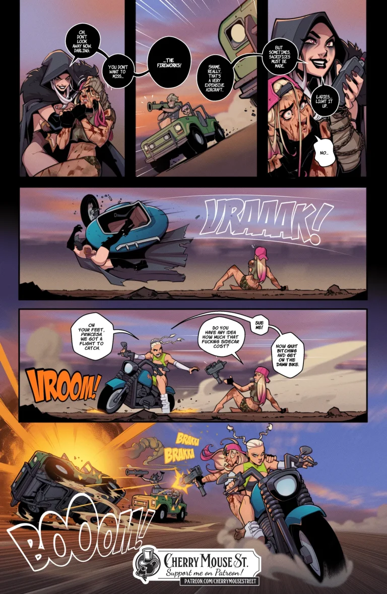 Trish & Amber: The Mexican Job porn comic picture 49