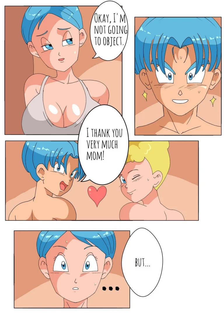 Trunks and Panchy are caught porn comic picture 17