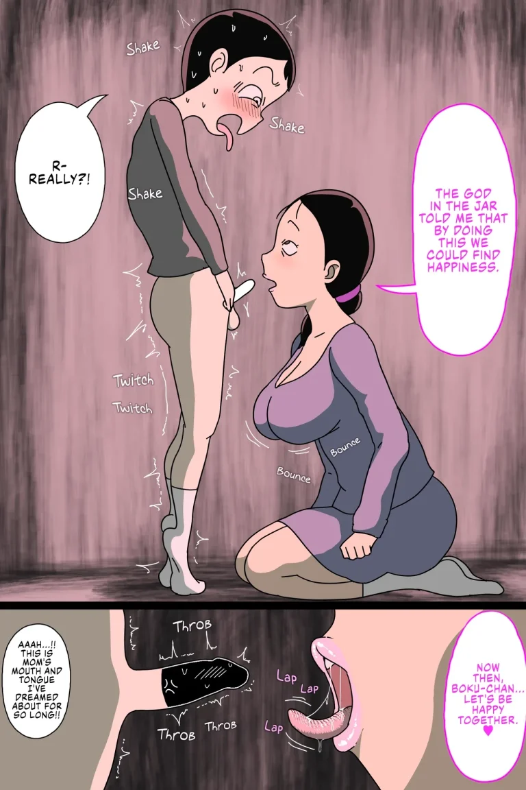 Tsubo mama. Sukebe guru i | My Mother, Ensnared by the Jar of Lust porn comic picture 10