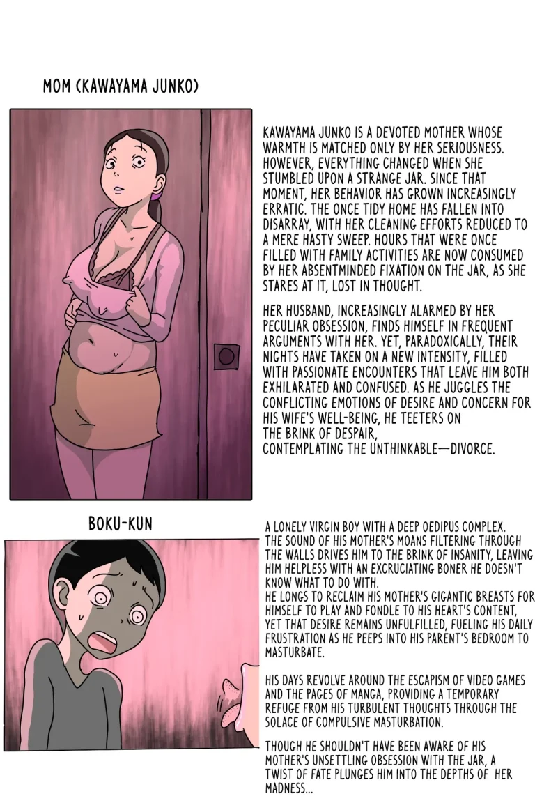Tsubo mama. Sukebe guru i | My Mother, Ensnared by the Jar of Lust porn comic picture 2