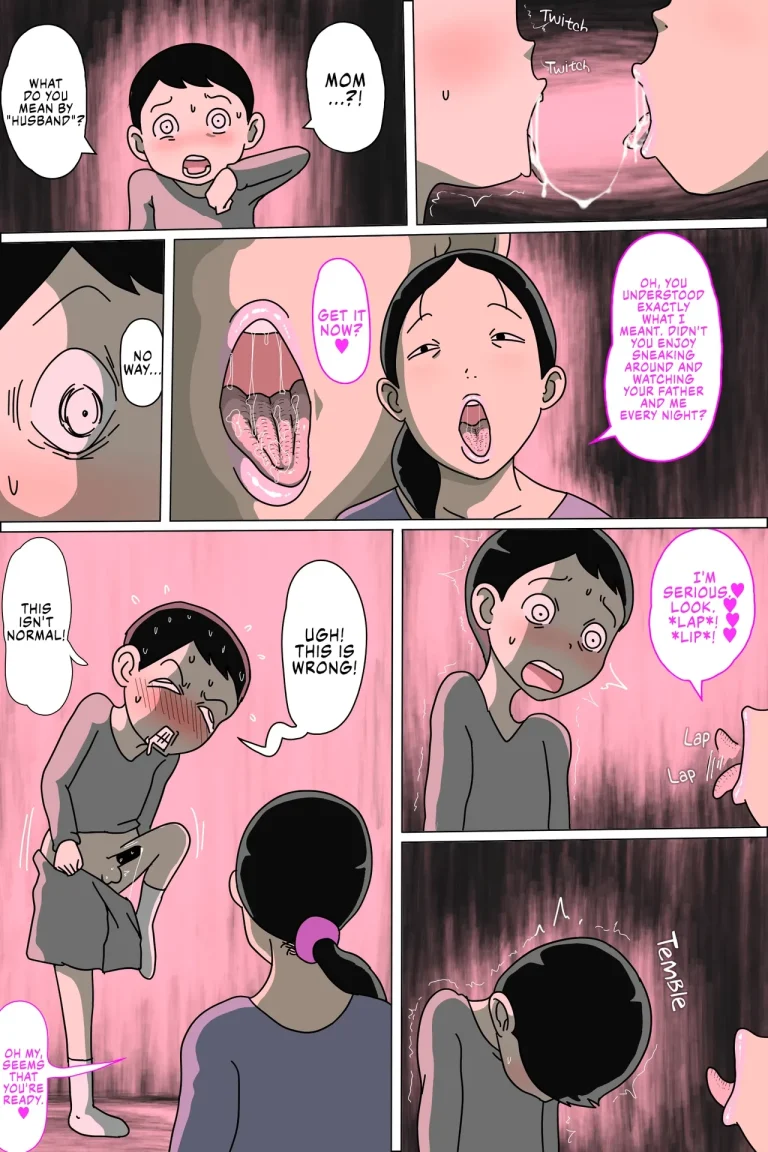 Tsubo mama. Sukebe guru i | My Mother, Ensnared by the Jar of Lust porn comic picture 9