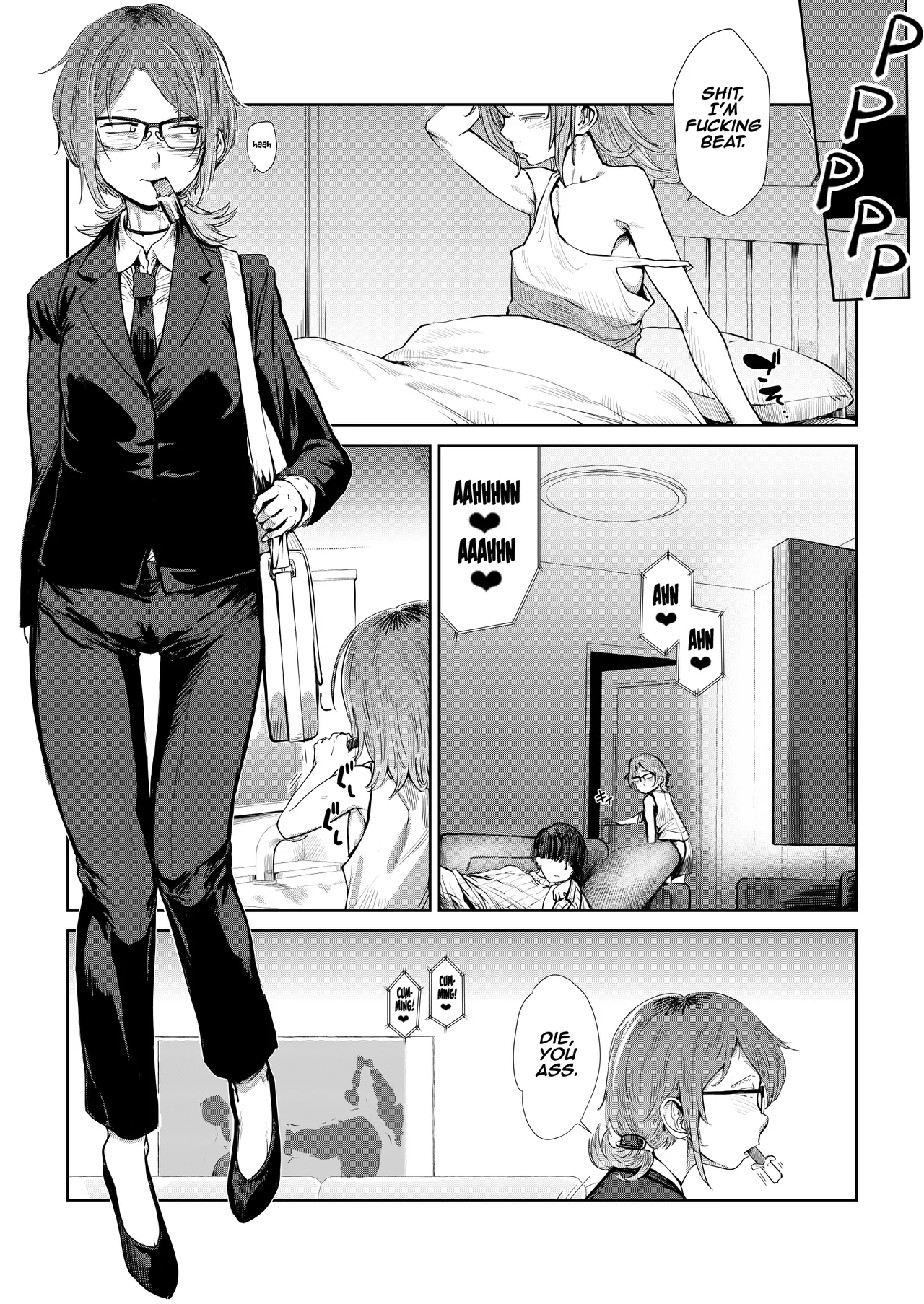 Tsukareta OL Tai Himo Danshi porn comic picture 2