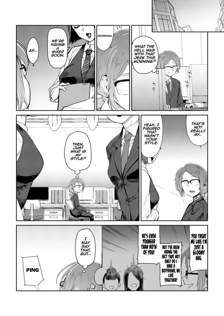 Tsukareta OL Tai Himo Danshi porn comic picture 3